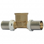 Raccord Multicouche à sertir Té femelle Ø32x3,0 - 1/2" (15/21) - Somatherm