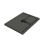 Receveur à carreler extra plat classic spécial rénovation Panodur - 1200 x 900 x 60 mm - Lazer