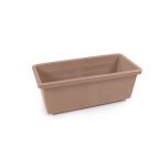 Jardinière Miami sans plateau 40 x 18,5 x 15,5cm 7L - Taupe