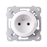 Prise 2P+T 16A blanc EPURE NF - Ohmtec - IICSEN