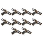 Lot de 10 raccords Té PER à sertir égal Ø12x1,1 - IBP Bänninger