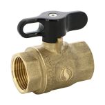 Vanne à sphère Serena PN40 ACS Manette Papillon noire Femelle/Femelle 3/4" (20/27) - Sferaco