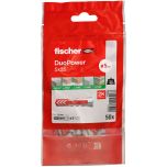 50 chevilles bi-matière DUOPOWER Ø5 x 25 mm sans vis - Fischer