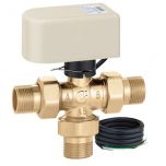 Vanne directionnelle 3 voies mâle 1" (26/34) - Moteur 3 points - 230V - Thermador