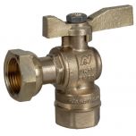 Robinet équerre avant compteur ACS PN15 Femelle 1/2" (15/21) - Écrou prisonnier - Sferaco
