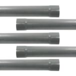 5 Tubes PVC évacuation NF-Me prémanchonné - diamètre 63 mm - 4 mètres - ép. 3,0 mm - Arcanaute