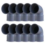 10 raccords PVC 87°30 Femelle/Femelle Ø40 - First Plast