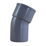 Coude PVC 22°30 Mâle Femelle Ø40 - First Plast