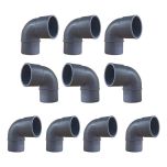 10 raccords PVC 87°30 Mâle/Femelle Ø40 - First Plast