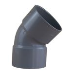 Coude PVC 45° Femelle/Femelle Ø80 - First Plast