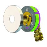 Sortie de cloison STARFIX MONO PER à compression Ø16 - F1/2" (15/21) coudée - Anquier