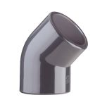 COUDE PVC PRESSION NF 45° FF à coller - Ø63 - PLASSON