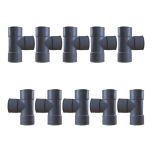 10 culottes PVC 87°30 Femelle Femelle Ø40 - First Plast