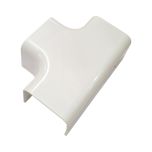 Té de dérivation pour goulotte 80 x 60 mm - blanc - First Plast