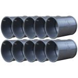 10 manchons d'évacuation Ø40 mm avec butée - First Plast
