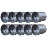 10 manchons d'évacuation Ø50 mm avec butée - First Plast