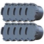 10 tampons de visite PVC mâle Ø32 - First Plast