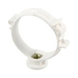 Collier monobloc blanc pour tube PVC Ø50 - Nicoll