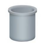 Douille simple Ø40 en PVC - First Plast