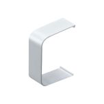 Couvre joint pour goulotte 80 x 60 mm - Blanc - First Plast