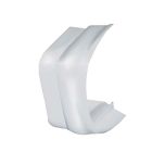 Connexion avec joint flexible pour goulotte 80 x 60 mm - Blanc - First Plast