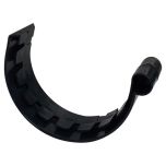 Jonction longue à coller PVC 25 demi-ronde - Anthracite