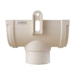 Naissance centrale BI-SYSTEM PVC 25 sortie Ø80 - sable - First Plast