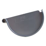 Fond de naissance pour gouttières PVC 25 - aspect zinc - First Plast