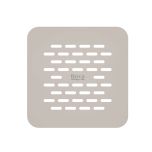 Grille de vidage Brick en acier inoxydable pour receveur de douche Terran-N - Beige