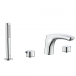 Mélangeur bain-douche INSIGNIA sur gorge 4 trous - Chromé - Roca - A5A093AC00