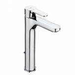 Mitigeur lavabo haut L20 avec vidage automatique tirette - Chromé - NF - Roca - A5A3C09C00