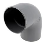 Coude PVC évacuation Ø100 Mâle Femelle 87°30 - Nicoll