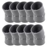 10 coudes PVC évacuation Ø32 Femelle Femelle 20° - Nicoll