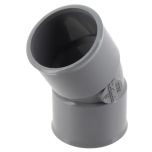 Coude PVC évacuation Ø32 Femelle Femelle 30° - Nicoll