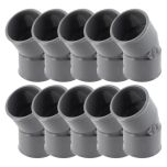 10 coudes PVC évacuation Ø32 Femelle Femelle 30° - Nicoll