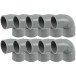 10 coudes PVC 87°30 - Ø32 Femelle Femelle - Nicoll