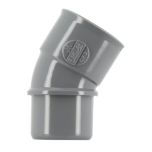 Coude PVC évacuation Ø32 Mâle Femelle 30° - Nicoll