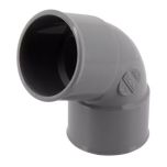 Coude PVC évacuation Ø40 Femelle Femelle 67°30 - Nicoll