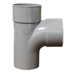 Culotte PVC évacuation Ø100 Mâle Femelle 87°30 - Nicoll