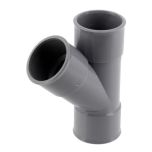 Culotte PVC évacuation Ø32 Femelle Femelle 45° - Nicoll