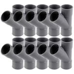 10 culottes PVC évacuation Ø32 Femelle Femelle 45° - Nicoll