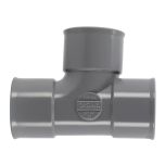 Té pied de biche PVC évacuation Ø32 Femelle Femelle 87°30 - Nicoll