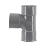 Té pied de biche PVC évacuation Ø40 Femelle Femelle 87°30 - Nicoll