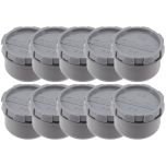 10 tampon de visite PVC mâle femelle Ø32 - Nicoll