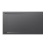 Receveur de douche extra plat en Stonex® Aquos - 1800x1000mm - Gris Ardoise