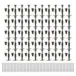 Lot de 50 Supports AP INTER - Appui intermédiaire + 50 vis bois Ø5,0x30 tête fraisée TX - Référence : JSRAPINTER + FIS670350 