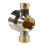 Applique Machine à Laver Duo Mâle 1/2" Mâle 3/8"- Piquage Femelle 1/2"