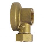 Applique robinet arrosage femelle 1/2" (15/21) - Tube Cuivre Ø14 (collet battu) - Somatherm