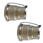 Lot de 2 Manchons laiton droit PEHD Ø25 Femelle 3/4" (20/27) - ACS 16 Bars - Arco