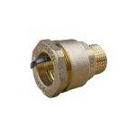 Manchon laiton droit PEHD Ø20 Mâle 1/2" (15/21) - ACS 16 Bar - Arco